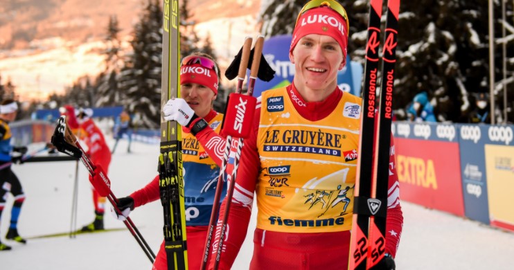 Большунов уже второй раз сумел победить в общем зачёте «Тур же Ски»