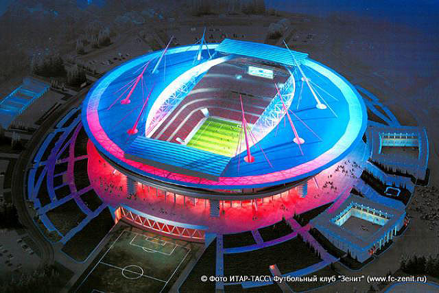 Стадион «Зенит-арена» готов на 84% — Комитет по строительству